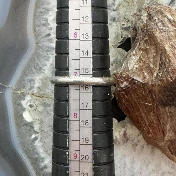 Vintage Native American Silver Turquoise Cluster Ring Size 7 For Women - Picture 10 of 10